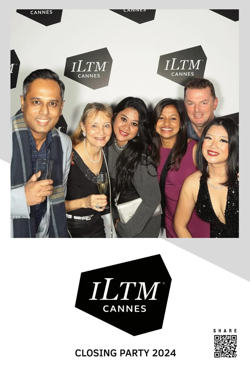 Group photo from the ILTM Cannes closing party 2024