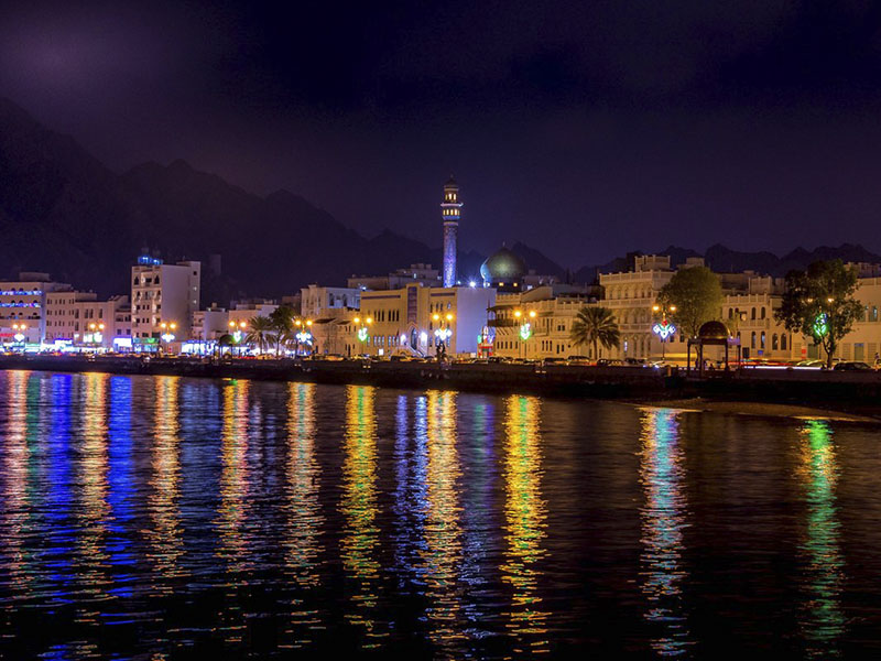 Arrival in Muscat