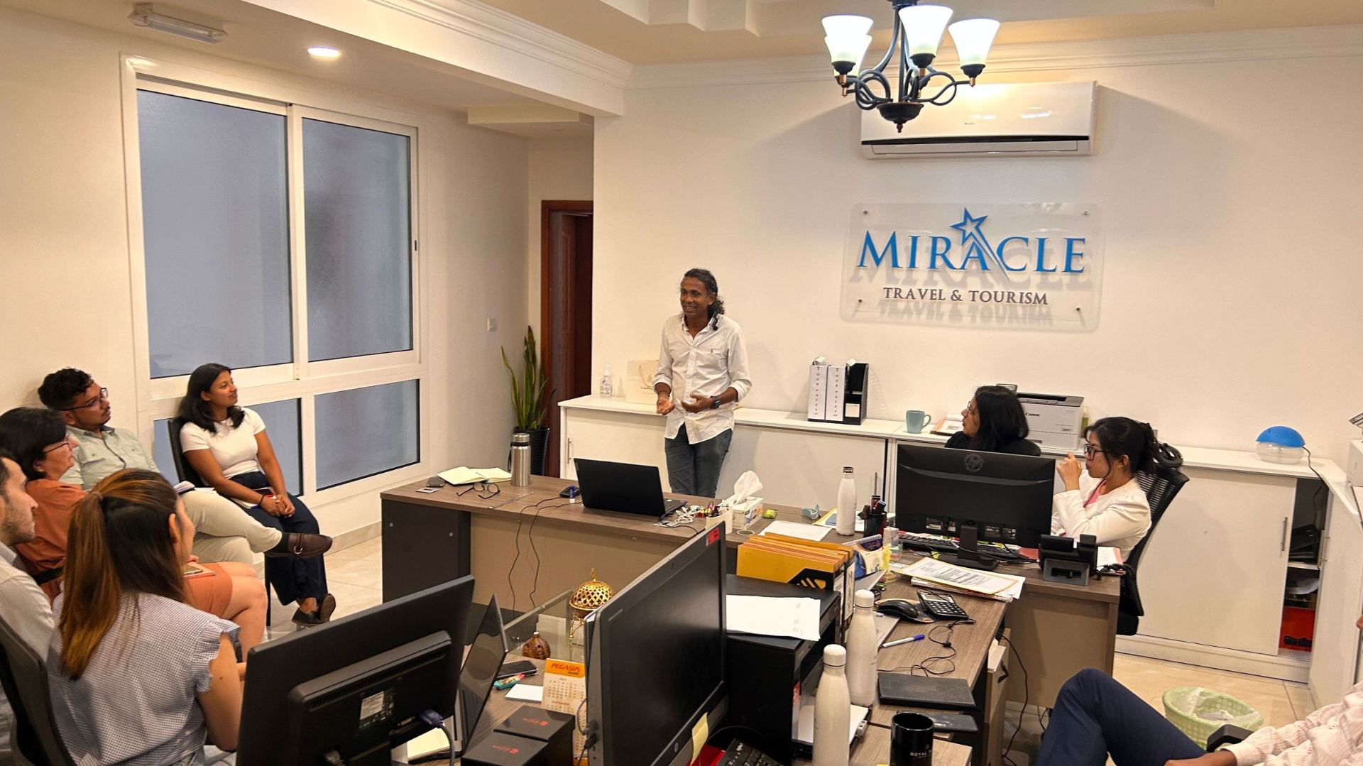 Miracle Oman team sustainability meeting