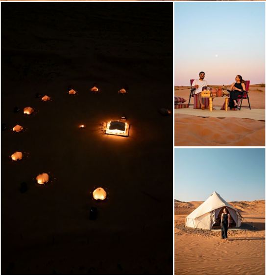 Twilight Dunes at night